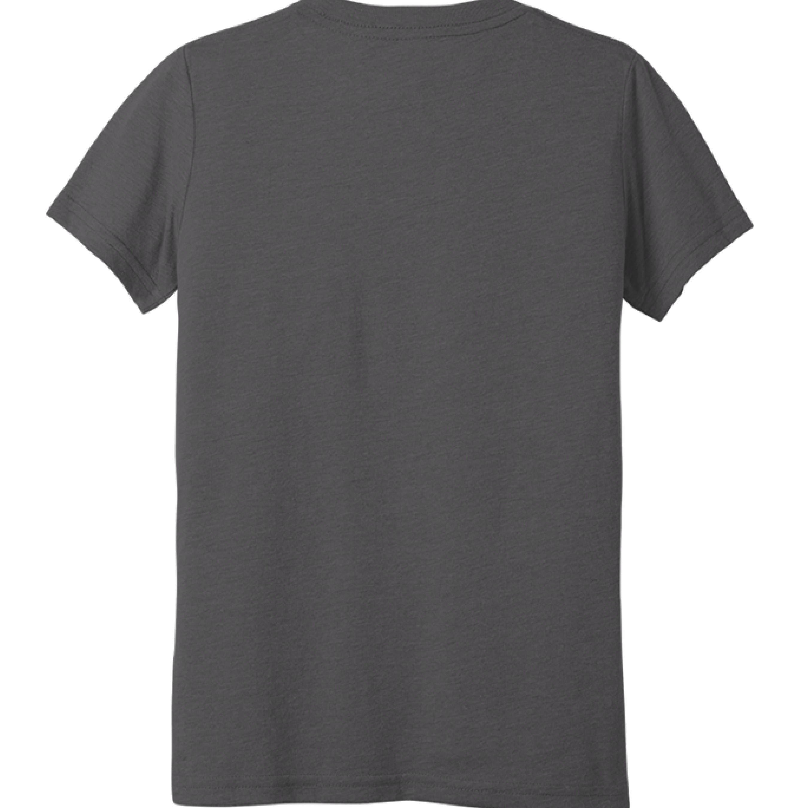 Solid Dark Grey Triblend - BACK