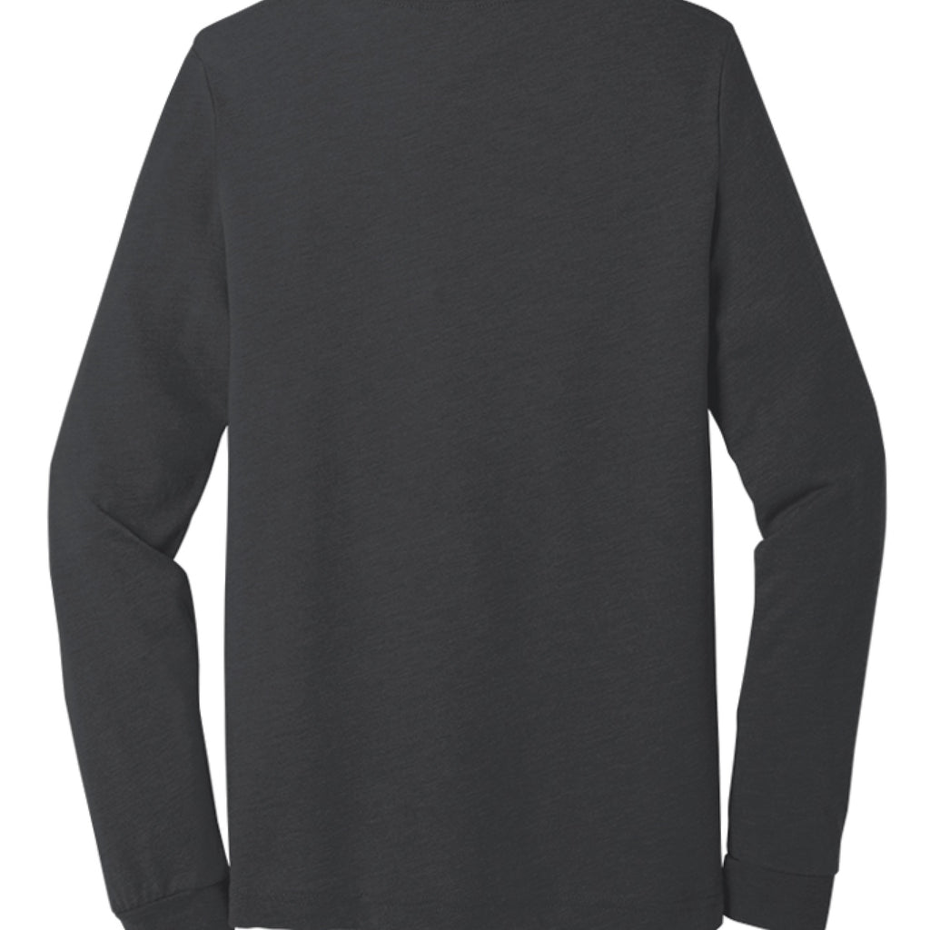 Solid Dark Grey Triblend - BACK